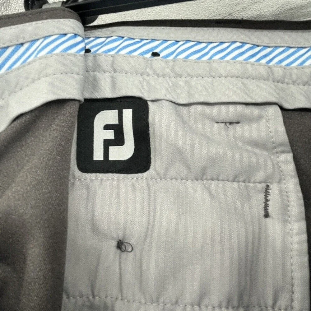 Mens FJ Footjoy Tour Golf Performance Stretch Chino Pant 36 x 30 Gray